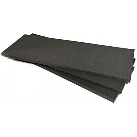 Plancha Industrial EVA Negro 4 MM X 1,10 Mts X 1.45 Mts