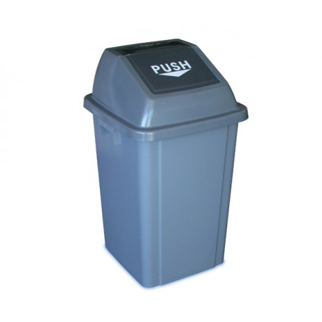 Basurero Tapa Abatible 60 Litros