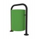 Basurero Metal Circular 50 Litros