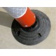 Hito Vialidad de  PVC 83 cm Abatible 1 Cinta