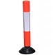 Hito Vialidad de  PVC 83 cm Abatible 1 Cinta