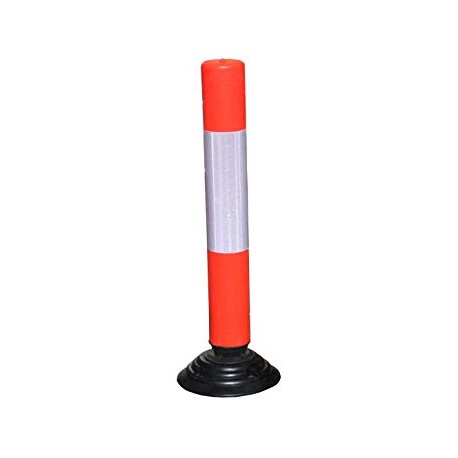 Hito Vialidad de  PVC 83 cm Abatible 1 Cinta