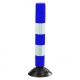 Hito Vialidad de PVC 83 cm Abatible 1 Cinta
