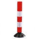 Hito Vialidad de PVC 83 cm Abatible 1 Cinta