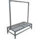 Bancas Metal Doble con Perchero