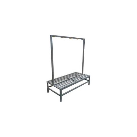 Bancas Metal Doble con Perchero