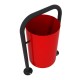 Basurero Metal Circular 50 Litros